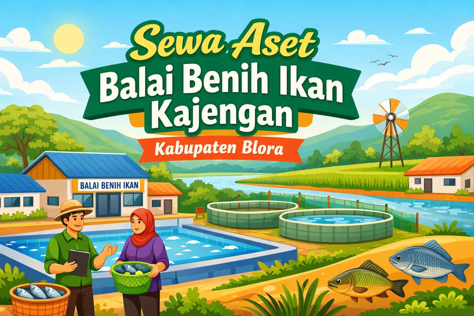 Sewa Lahan Blora: Sewa Aset Sarana Balai Benih Ikan Kajengan