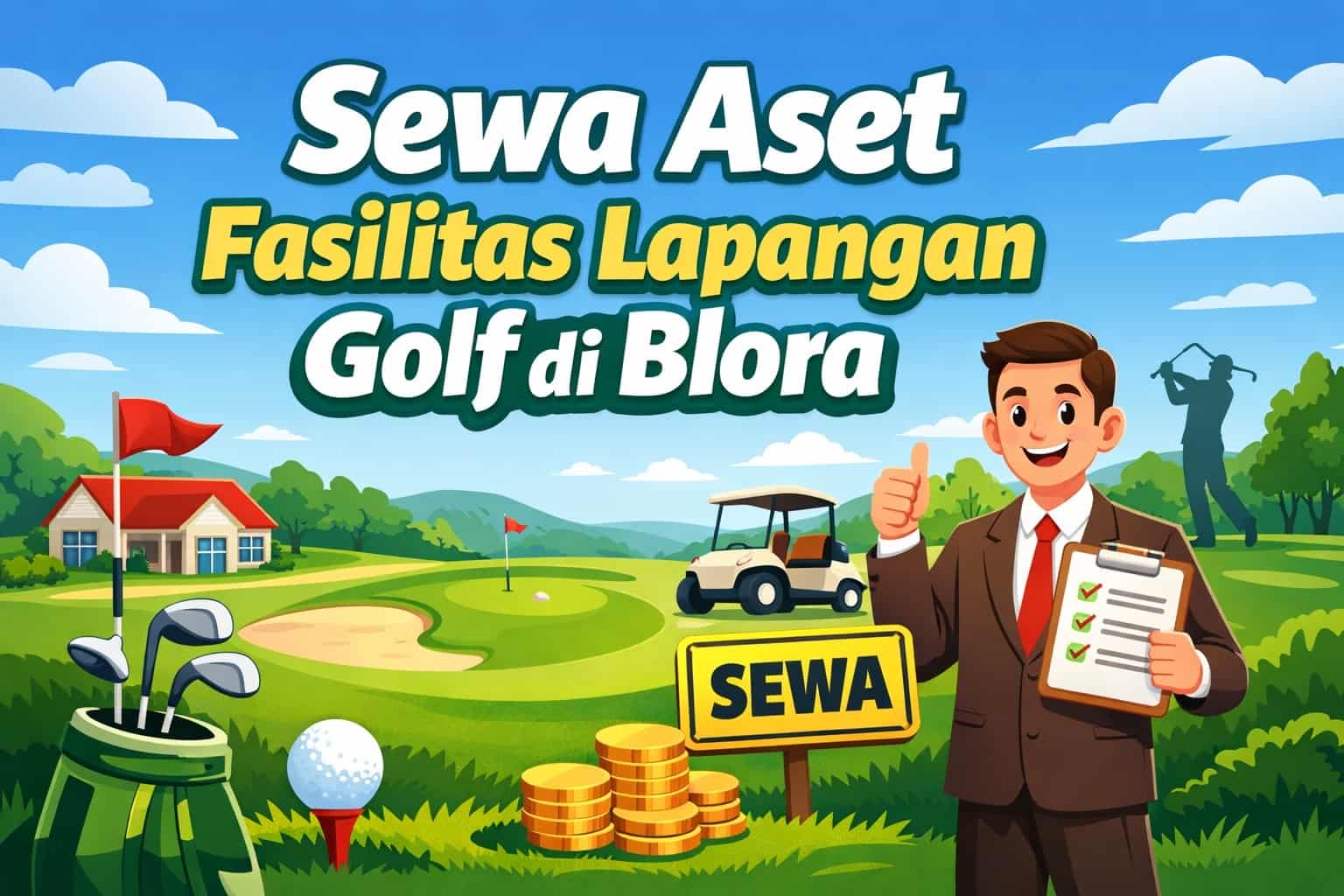 Sewa Aset Blora: Potensi Sewa Aset Fasilitas Lapangan Golf